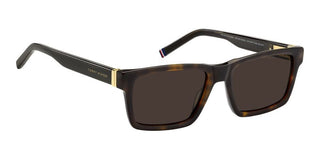 Tommy Hilfiger TH 2309/S men Havana Rectangle Sunglasses