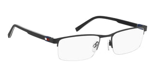 Tommy Hilfiger Th 2322 Men Black Rectangle Eyeglasses