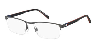 Tommy Hilfiger Th 2322 Men Ruthenium Rectangle Eyeglasses