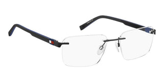Tommy Hilfiger TH 2323 men Black Rectangle Eyeglasses