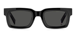Tommy Hilfiger TH 2368/S men Black Rectangle Sunglasses