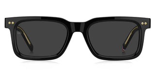 Tommy Hilfiger Th 85/s Men Black Rectangle Sunglasses
