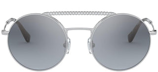 Miu Miu TIARA SMU 52V women Silver Round Sunglasses