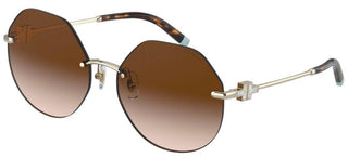 Tiffany & Co. TIFFANY T TF 3077 women Gold Geometric Sunglasses