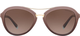 Tiffany & Co. TIFFANY T TF 4157 women Brown Pilot Sunglasses