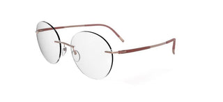 Silhouette TITAN DYNAMICS CONTOUR 5540/IO unisex Red Round Eyeglasses