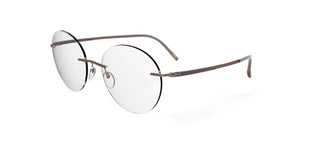 Silhouette TITAN DYNAMICS CONTOUR 5540/IO unisex Brown Round Eyeglasses