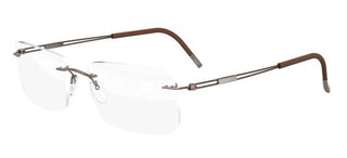 Silhouette TITAN NEXT GENERATION 5521/EY unisex Brown Geometric Eyeglasses