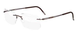 Silhouette TITAN NEXT GENERATION 5521/EY unisex Brown Geometric Eyeglasses