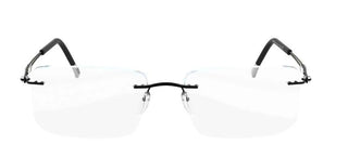 Silhouette TITAN NEXT GENERATION 5521/EY unisex Black Geometric Eyeglasses