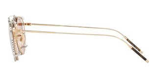 Oliver Peoples TK-1 CLIP OV 1274TC unisex Silver Round Eyeglasses