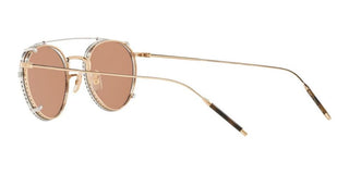Oliver Peoples TK-1 CLIP OV 1274TC unisex Silver Round Eyeglasses