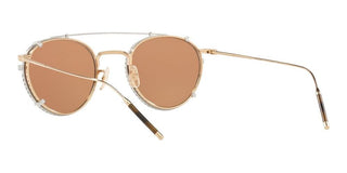 Oliver Peoples TK-1 CLIP OV 1274TC unisex Silver Round Eyeglasses