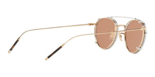 Oliver Peoples TK-1 CLIP OV 1274TC unisex Silver Round Eyeglasses