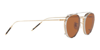 Oliver Peoples TK-1 CLIP OV 1274TC unisex Silver Round Eyeglasses