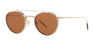 Oliver Peoples TK-1 CLIP OV 1274TC unisex Silver Round Eyeglasses