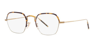 Oliver Peoples TK-7 OV 1291T unisex Havana Geometric Eyeglasses