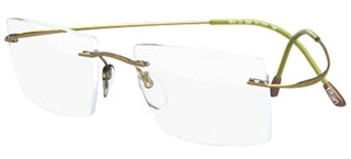 Silhouette TMA MUST COLLECTION 5515/CL unisex Green Geometric Eyeglasses