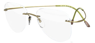 Silhouette TMA MUST COLLECTION 5515/CM unisex Green Pilot Eyeglasses