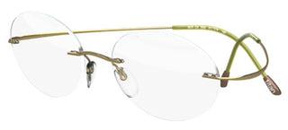 Silhouette TMA MUST COLLECTION 5515/CO unisex Green Geometric Eyeglasses
