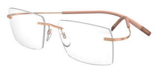 Silhouette TMA THE ICON 5541/FQ men Rose gold Geometric Eyeglasses