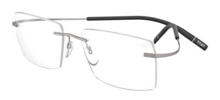 Silhouette TMA THE ICON 5541/FQ men Ruthenium Geometric Eyeglasses