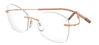 Silhouette TMA THE ICON 5541/IY unisex Rose gold Geometric Eyeglasses