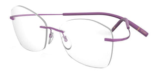 Silhouette TMA THE ICON 5541/IY unisex Violet Geometric Eyeglasses