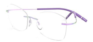 Silhouette TMA THE ICON 5541/IY unisex Violet Geometric Eyeglasses