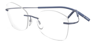 Silhouette TMA THE ICON 5541/IY unisex Blue Geometric Eyeglasses