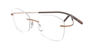 Silhouette TMA THE ICON 5541/IY unisex Brown Geometric Eyeglasses