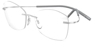 Silhouette TMA THE ICON 5541/IY unisex Silver Geometric Eyeglasses