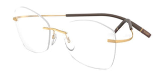 Silhouette TMA THE ICON 5541/IY unisex Gold Geometric Eyeglasses