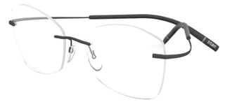 Silhouette TMA THE ICON 5541/IY unisex Black Geometric Eyeglasses