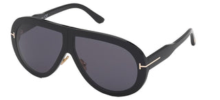 Tom Ford Troy Ft 0836 Unisex Black Pilot Sunglasses