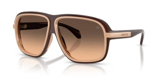 Moncler TWOTONE ME8011U unisex Brown Pilot Sunglasses