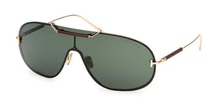 Tom Ford TYLER-02 FT1309 unisex Gold Shield Sunglasses