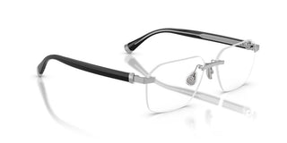 Brunello Cucinelli Tyler Bc 1011t Men Silver Geometric Eyeglasses