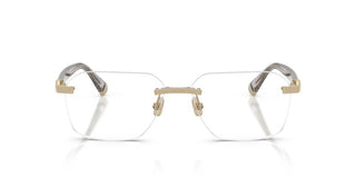 Brunello Cucinelli Tyler Bc 1011t Men Gold Geometric Eyeglasses