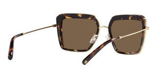 Tory Burch TY 6099 women Brown Geometric Sunglasses