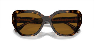 Tory Burch TY 7194U women Brown Cat Eye Sunglasses