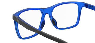 Under Armour UA 5043 men Blue Rectangle Eyeglasses