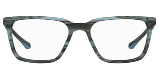 Under Armour Ua 5087 Men Blue Rectangle Eyeglasses
