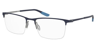 Under Armour Ua 5091xl/g Men Blue Rectangle Eyeglasses