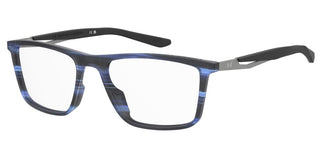 Under Armour UA 5100 men Blue Rectangle Eyeglasses