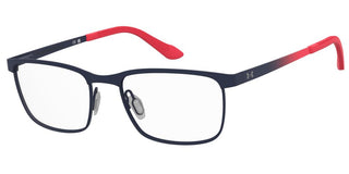 Under Armour Ua 9020 Children Blue Rectangle Eyeglasses