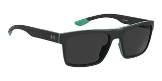 Under Armour Ua Acetech Unisex Black Rectangle Sunglasses