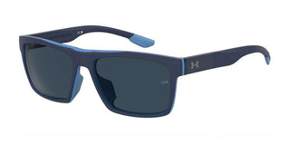 Under Armour Ua Acetech/f Unisex Blue Rectangle Sunglasses