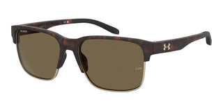 Under Armour UA ASSIST EDGE unisex Havana Rectangle Sunglasses