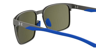 Under Armour UA ASSIST MTL/G men Grey Geometric Sunglasses